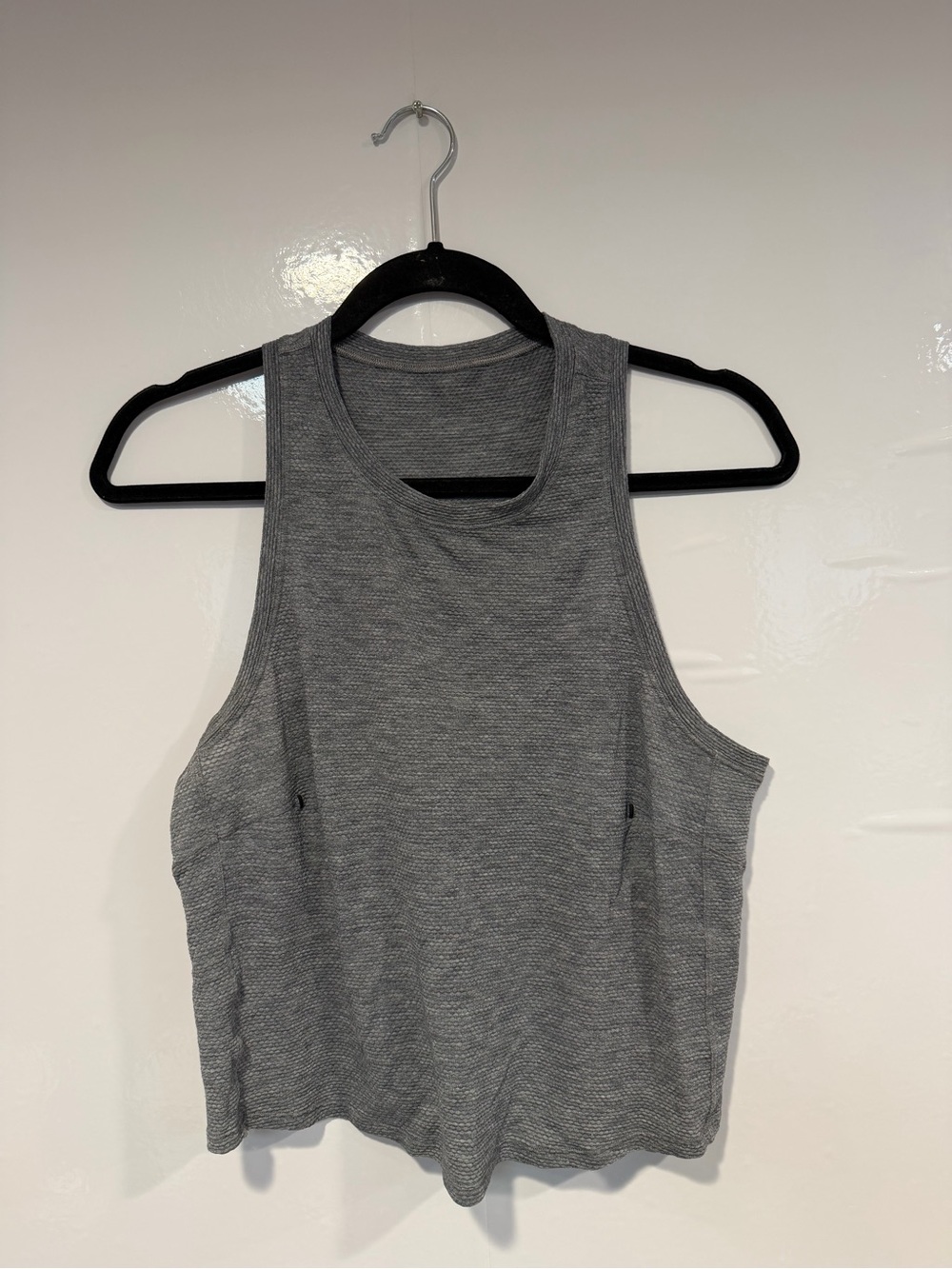 Lululemon Mesh style Grey Sleeveless Tank Top